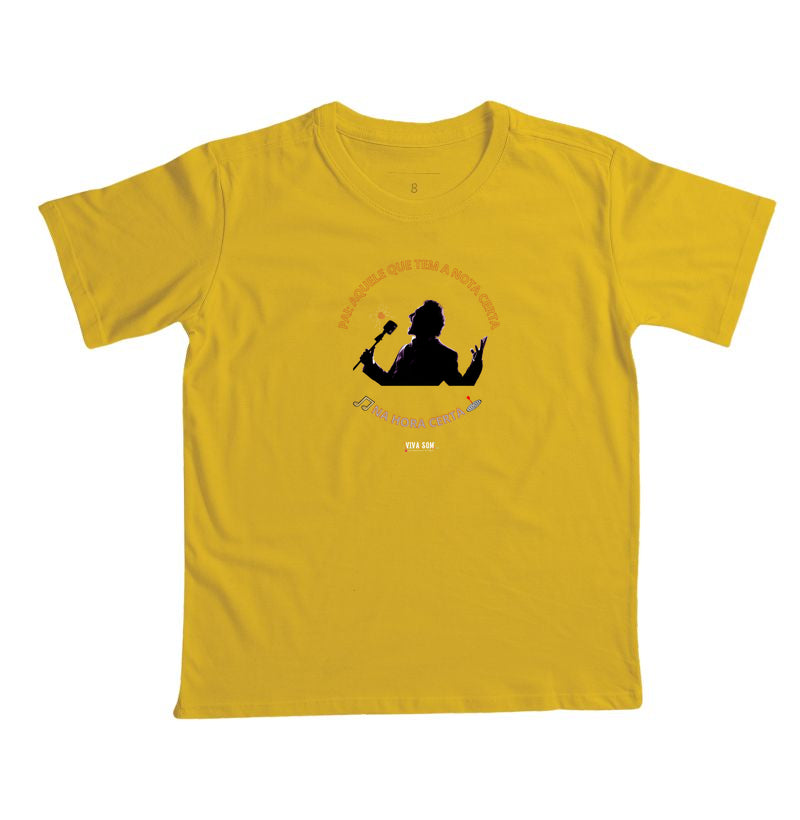 Pai: tem a nota certa - Camiseta infantil