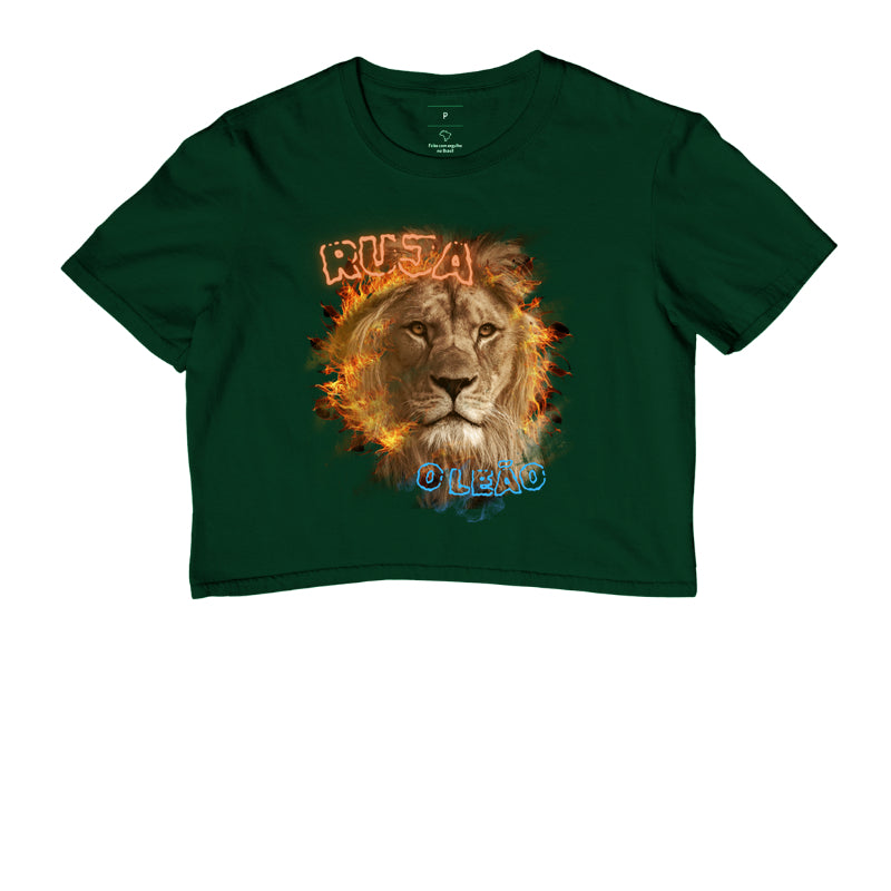 Ruja O Leão - De Cropped (Personalizada)