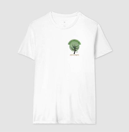 Árvore da Alegria “Quem Canta no Dia, Planta Alegria” - Camiseta Confort Feminina / Masculina (100% Algodão) 497146