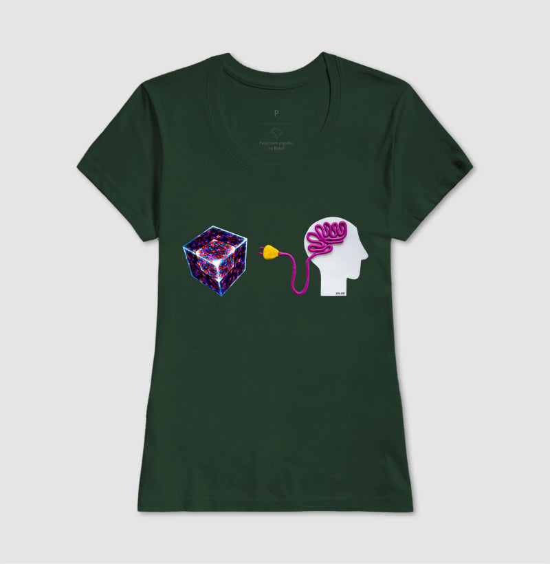 Ligado no cubo mágico - Camiseta Confort Masculina e Feminina