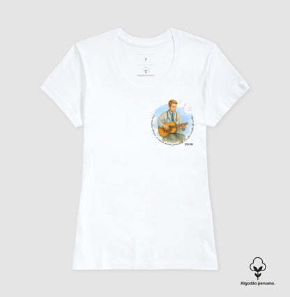 Médico:  tensão só nas cordas do violão (lateral) - Camiseta 497146