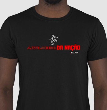 Futebol - Artilheiro da nação - Camiseta Masculina(clássica) e Feminina (baby look)