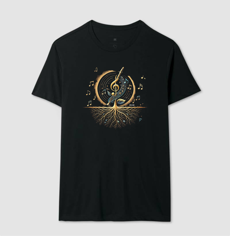 Semente Musical - Camiseta confort masculina e feminina