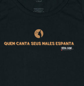 Quem canta seus Males Espanta Círculo - Regata Unissex