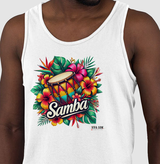 Samba com Flores - Regata Unissex