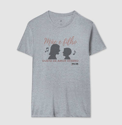 Mãe e Filho: Dueto de Amor - central - Camiseta e Baby Look Confort M e F