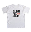 Ok, but first music - Camiseta Confort (100% algodão) Clássica e Baby Look 497146