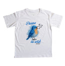O pássaro da sorte - Camiseta Infantil 497146