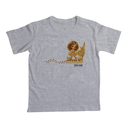Doçura ao Piano –   Camiseta Infantil 497146