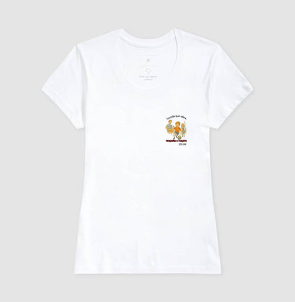 Futebol - Torcida que vibra, respeita e inspira (lateral superior)  - Camiseta Masculina(clássica) Feminina (baby look)