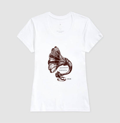 Gramofone — Seus Males Espanta _ Camiseta Confort Masculina / Feminina ( 100% algodão) 497146