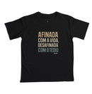 Afinada com a vida - Camiseta Confort (100% algodão) Clássica e Baby Look 497146