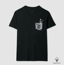 Bolso Jeans Rock'n'roll - Camiseta Masculina e Feminina (Algodão Peruano) 497146