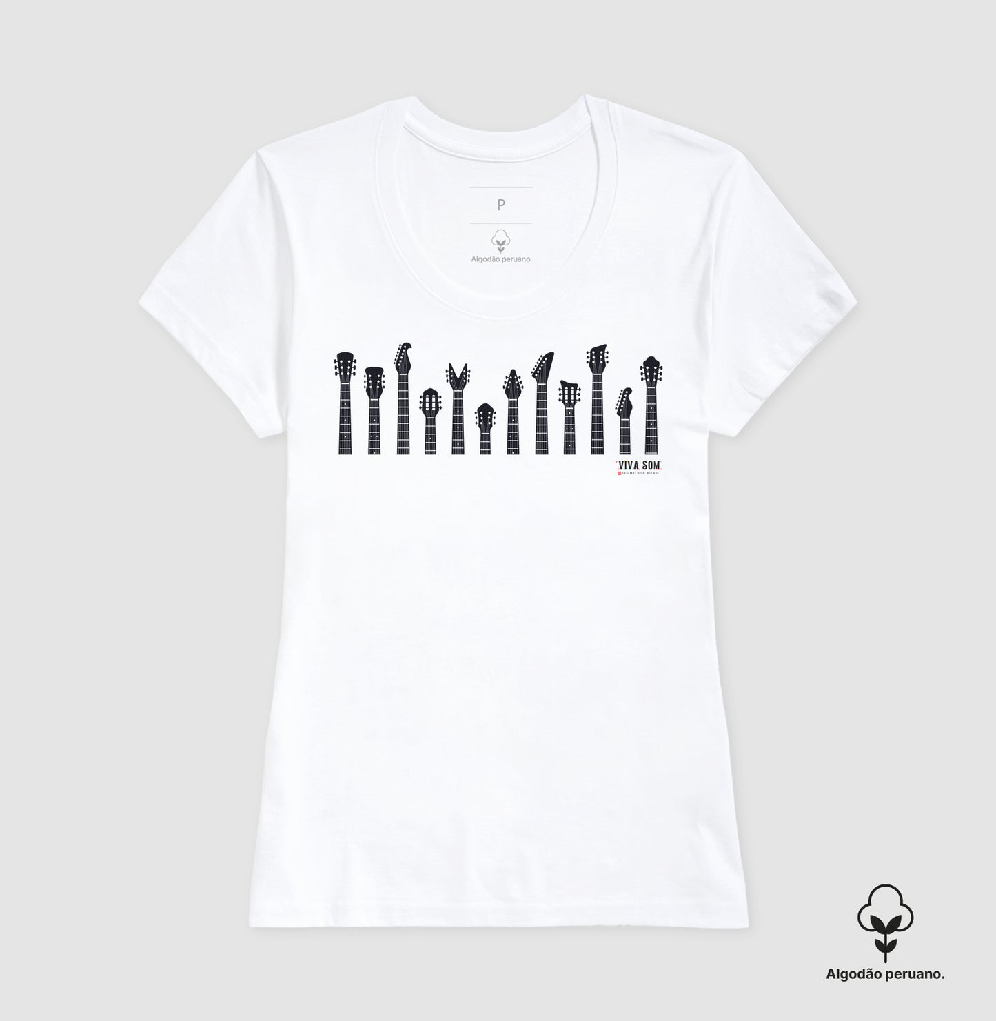 Rock: O Poder da Haste Sofisticada - Camiseta Algodão Peruano Masculina e Feminina 497146