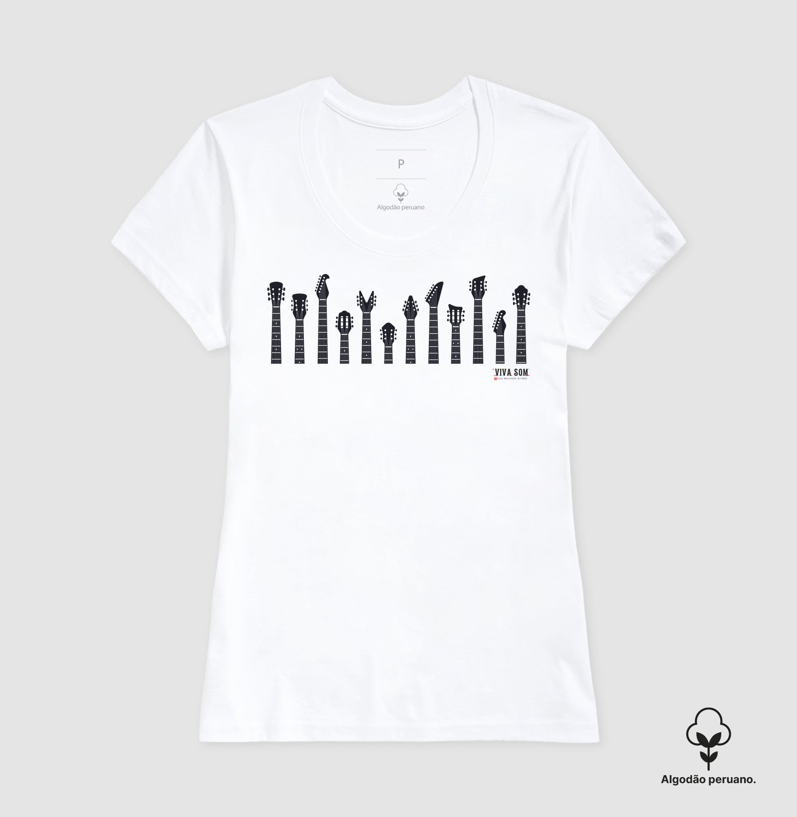 Rock: O Poder da Haste Sofisticada - Camiseta Algodão Peruano Masculina e Feminina 497146