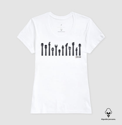 Rock: O Poder da Haste Sofisticada - Camiseta Algodão Peruano Masculina e Feminina 497146