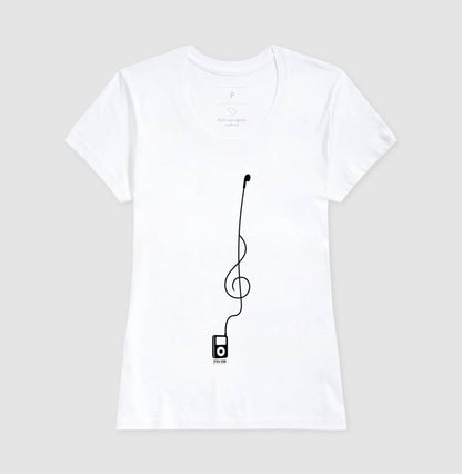 Minimalista Clave de Sol - Camiseta e Baby Look Confort Masculina e Feminina