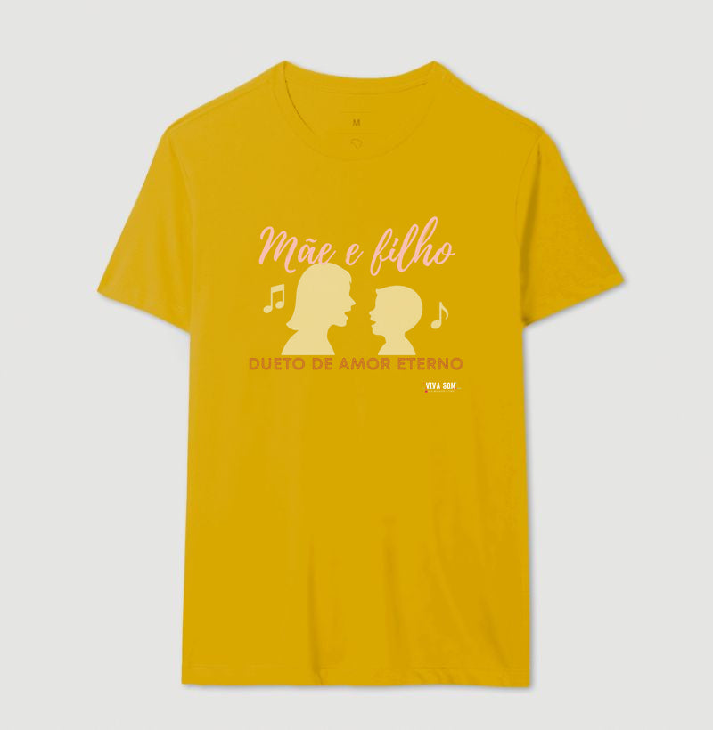 Mãe e Filho: Dueto de Amor - central - Camiseta e Baby Look Confort M e F