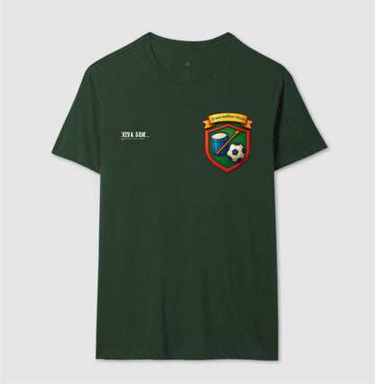 Futebol - Tambor e bola no peito - Camiseta Masculina(clássica) Feminina (baby look)