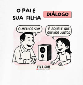 O pai e sua filha criança - Masculina (camiseta) e Feminina (baby look) - Confort