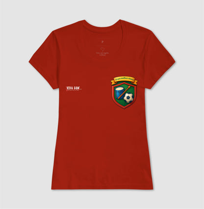 Futebol - Tambor e bola no peito - Camiseta Masculina(clássica) Feminina (baby look)