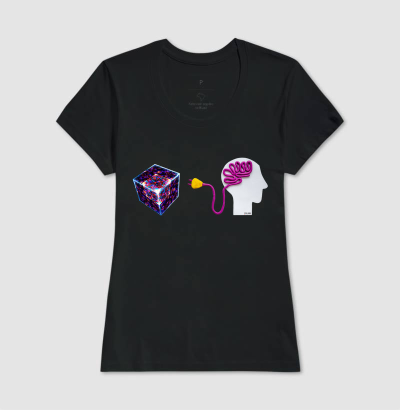 Ligado no cubo mágico - Camiseta Confort Masculina e Feminina