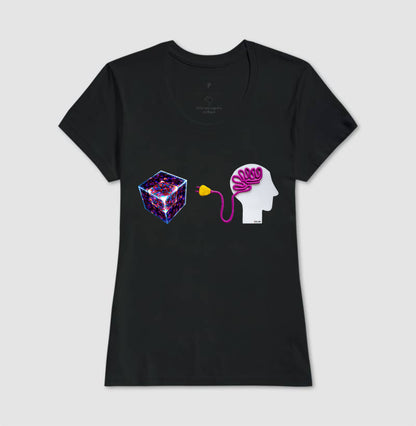Ligado no cubo mágico - Camiseta Confort Masculina e Feminina