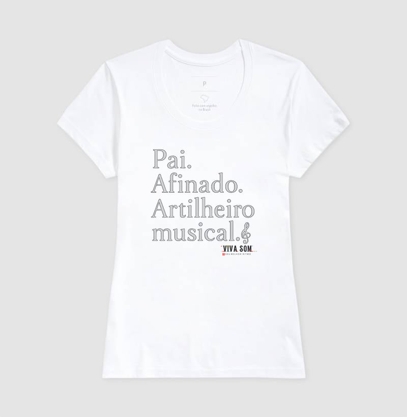 Pai Afinado - Masculina (camiseta) e Feminina (baby look) - Confort