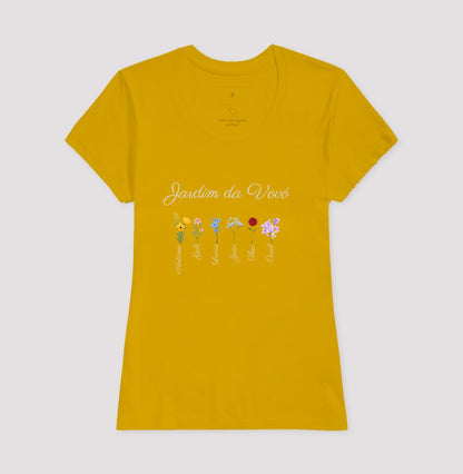 Vovó: O Jardim - Camiseta e Baby Look Confort