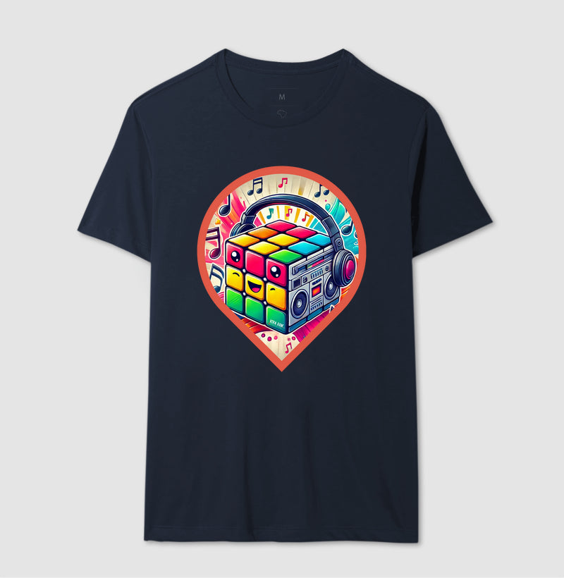 Localização Cubo Mágico - Camiseta Confort Masculina e Feminina
