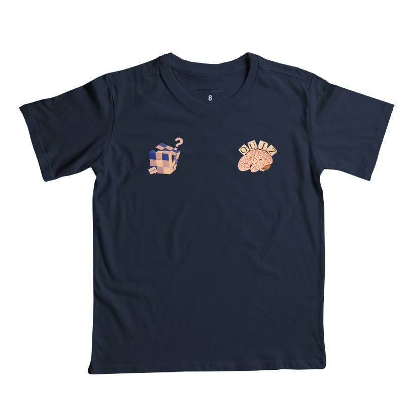 O cérebro e o cubo mágico - Camiseta infantil
