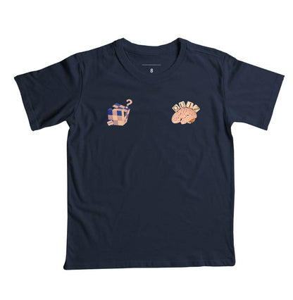 O cérebro e o cubo mágico - Camiseta infantil