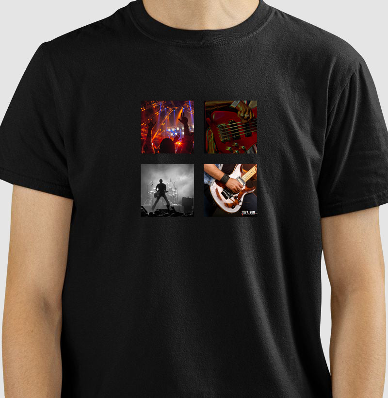 Rock: Quatro Vistas - Camisa Confort Masculina e Feminina