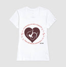 Mãe: A batida do coração - central -  Camiseta e Baby Look Confort M e F 497146