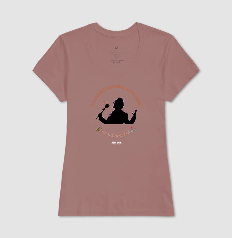 Pai: tem a nota certa - Masculina (camiseta) e Feminina (baby look) - Confort