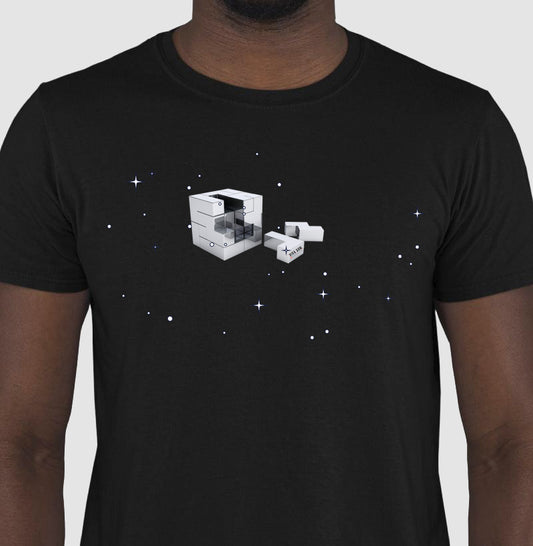 O brilho do cubo mágico - Camiseta Confort Masculina e Feminina