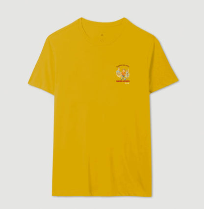 Futebol - Torcida que vibra, respeita e inspira (lateral superior)  - Camiseta Masculina(clássica) Feminina (baby look)