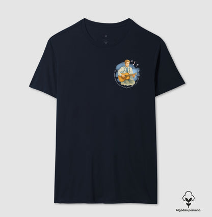 Médico:  tensão só nas cordas do violão (lateral) - Camiseta
