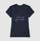 Caligrafia Leve “Quem Canta, Seus Males Espanta” - Camiseta Confort Feminina / Masculina (100% Algodão) 497146