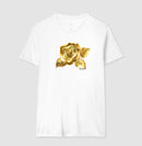 Rosa de Ouro Ampla - Camiseta confort Feminina 497146