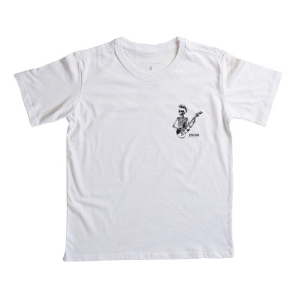 O esqueleto do Rock - Camiseta infantil unissex
