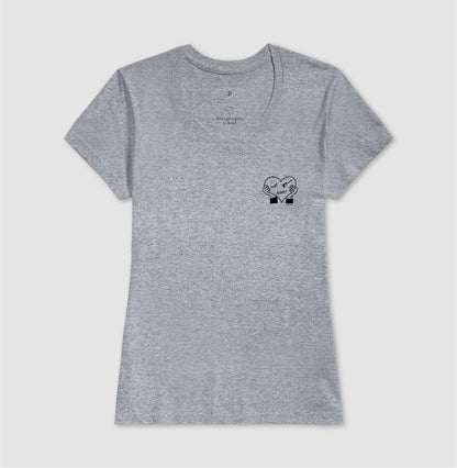 Meu coração tem respeito - Camiseta maculina e feminina confort