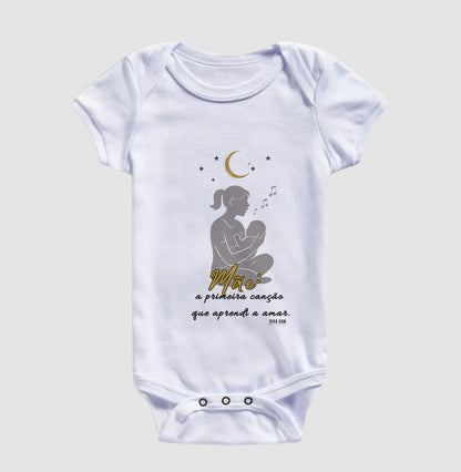 Mãe: A primeira canção lateral - Body Baby Unissex