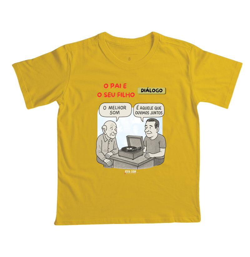 O pai e seu filho: o melhor som - Camiseta infantil