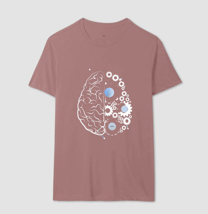As engrenagens do cérebro - Camiseta Confort Masculina e Feminina