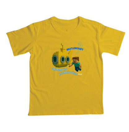 Beatlencraft no pixel- Camiseta infantil