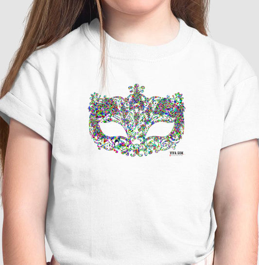 Máscara de Baile - Camiseta Infantil Unissex
