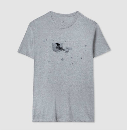 O brilho do cubo mágico - Camiseta Confort Masculina e Feminina