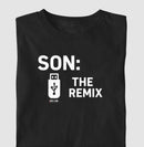 Algodão peruano - Filho, o remix do pai- emblema central -Camiseta Infantil 497146