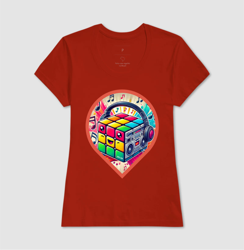Localização Cubo Mágico - Camiseta Confort Masculina e Feminina